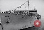Image of Steamship, SS Marine Flasher, arriving with Displaced Persons New York City USA, 1946, second 62 stock footage video 65675037088