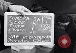 Image of Japanese Registration Control Station San Francisco California USA, 1942, second 44 stock footage video 65675037092