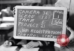 Image of Japanese Registration Control Station San Francisco California USA, 1942, second 37 stock footage video 65675037094