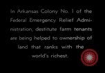 Image of New agriculture colony under Federal Emergency Relief Administration Arkansas United States USA, 1936, second 28 stock footage video 65675037099