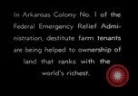 Image of New agriculture colony under Federal Emergency Relief Administration Arkansas United States USA, 1936, second 30 stock footage video 65675037099
