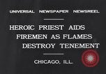 Image fire sur bâtiment Chicago Illinois USA, 1931, de la seconde 5 séquences d'archives historiques vidéo 65675037102