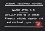 Image mutilés papier monnaie détruit Washington DC USA, 1931, de la seconde 4 séquences d'archives historiques vidéo 65675037104