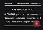 Image mutilés papier monnaie détruit Washington DC USA, 1931, de la seconde 8 séquences d'archives historiques vidéo 65675037104