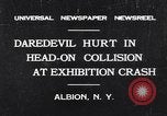 Image Accident de voiture sur la tête de poulet jeu de pilotes Albion New York USA, 1931, de la seconde 1 séquences d'archives historiques vidéo 65675037106