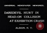 Image Accident de voiture sur la tête de poulet jeu de pilotes Albion New York USA, 1931, de la seconde 3 séquences d'archives historiques vidéo 65675037106