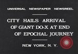 Image flying boat allemand Dornier Do-X New York City USA, 1931, de la seconde 3 séquences d'archives historiques vidéo 65675037107