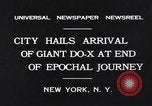 Image flying boat allemand Dornier Do-X New York City USA, 1931, de la seconde 6 séquences d'archives historiques vidéo 65675037107