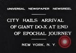Image flying boat allemand Dornier Do-X New York City USA, 1931, de la seconde 9 séquences d'archives historiques vidéo 65675037107
