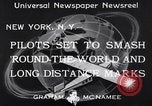 Immagine di Il giro del mondo in volo New York United States USA, 1933, secondo 10 filmato di repertorio 65675037111