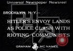 Image démontrant les communistes Brooklyn New York City USA, 1933, de la seconde 1 séquences d'archives historiques vidéo 65675037113