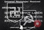 Image démontrant les communistes Brooklyn New York City USA, 1933, de la seconde 9 séquences d'archives historiques vidéo 65675037113