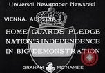 Image homeguards gage de l'indépendance Vienne Autriche, 1933, de la seconde 3 séquences d'archives historiques vidéo 65675037115