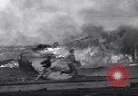 Image of United States warplanes burn from Japanese bombing Honolulu Hawaii USA, 1941, second 32 stock footage video 65675037125