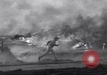 Image of United States warplanes burn from Japanese bombing Honolulu Hawaii USA, 1941, second 34 stock footage video 65675037125