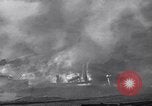 Image of United States warplanes burn from Japanese bombing Honolulu Hawaii USA, 1941, second 44 stock footage video 65675037125