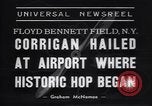 Standbild Aviator Douglas Corrigan New York United States USA, 1938, aus Sekunde 25 historischem Filmmaterial Videoclip 65675037130