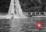 Standbild Mädchen im Wasser Park Enfield Maine USA, 1938, aus Sekunde 27 historischem Filmmaterial Videoclip 65675037137