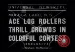 Standbild log Rollen Nova Scotia, 1938, aus Sekunde 1 historischem Filmmaterial Videoclip 65675037141