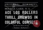 Standbild log Rollen Nova Scotia, 1938, aus Sekunde 5 historischem Filmmaterial Videoclip 65675037141