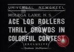 Standbild log Rollen Nova Scotia, 1938, aus Sekunde 7 historischem Filmmaterial Videoclip 65675037141