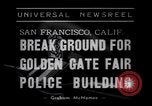 Standbild Golden Gate Fair Polizei Gebäude San Francisco California USA, 1938, aus Sekunde 3 historischem Filmmaterial Videoclip 65675037142