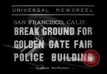 Standbild Golden Gate Fair Polizei Gebäude San Francisco California USA, 1938, aus Sekunde 4 historischem Filmmaterial Videoclip 65675037142