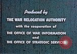 Image of Japanese relocated United States USA, 1944, second 13 stock footage video 65675037154