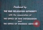 Image of Japanese relocated United States USA, 1944, second 16 stock footage video 65675037154