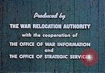 Image of Japanese relocated United States USA, 1944, second 17 stock footage video 65675037154