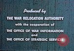 Image of Japanese relocated United States USA, 1944, second 18 stock footage video 65675037154