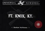 Standbild erste gepanzerte Division Fort Knox Kentucky USA, 1940, aus Sekunde 3 historischem Filmmaterial Videoclip 65675037162
