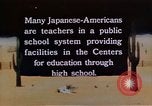 Immagine di Relocation Center la scuola dei bambini United States USA, 1940, secondo 1 filmato di repertorio 65675037173