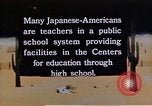 Immagine di Relocation Center la scuola dei bambini United States USA, 1940, secondo 3 filmato di repertorio 65675037173