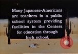 Immagine di Relocation Center la scuola dei bambini United States USA, 1940, secondo 5 filmato di repertorio 65675037173