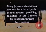 Immagine di Relocation Center la scuola dei bambini United States USA, 1940, secondo 6 filmato di repertorio 65675037173