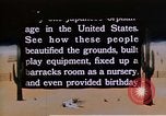 Standbild Japanisch-amerikanisches Waisenhaus United States USA, 1940, aus Sekunde 7 historischem Filmmaterial Videoclip 65675037175