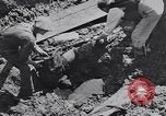 Image of Exhumation of Czech patriots Czechoslovakia, 1946, second 24 stock footage video 65675037200