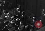 Standbild Nürnberger Prozesse Nürnberg Deutschland, 1946, aus Sekunde 47 historischem Filmmaterial Videoclip 65675037203