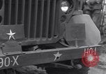 Standbild deutsche militärische Fahrzeuge Neumark Tschechoslowakei, 1945, aus Sekunde 56 historischem Filmmaterial Videoclip 65675037234