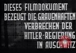Standbild KZ Auschwitz Auschwitz Polen, 1944, aus Sekunde 10 historischem Filmmaterial Videoclip 65675037238