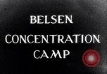 Standbild Belsen Konzentrationslager Niedersachsen Deutschland, 1945, aus Sekunde 5 historischem Filmmaterial Videoclip 65675037243