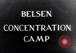 Standbild Belsen Konzentrationslager Niedersachsen Deutschland, 1945, aus Sekunde 6 historischem Filmmaterial Videoclip 65675037243