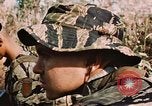 Image des soldats dans la jungle Lai Khe Sud Vietnam, 1968, de la seconde 26 séquences d'archives historiques vidéo 65675037287
