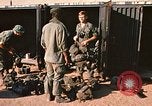 Image of unloading combat gear Vietnam, 1969, second 6 stock footage video 65675037300