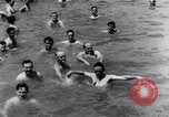 Image of prisoners swimming and playing Pacific theater, 1941, second 8 stock footage video 65675037310
