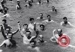 Image of prisoners swimming and playing Pacific theater, 1941, second 12 stock footage video 65675037310