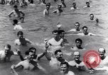 Image of prisoners swimming and playing Pacific theater, 1941, second 13 stock footage video 65675037310