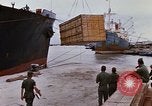Image of unloading carrier vehicle Saigon Vietnam, 1966, second 20 stock footage video 65675037334