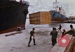 Image of unloading carrier vehicle Saigon Vietnam, 1966, second 22 stock footage video 65675037334